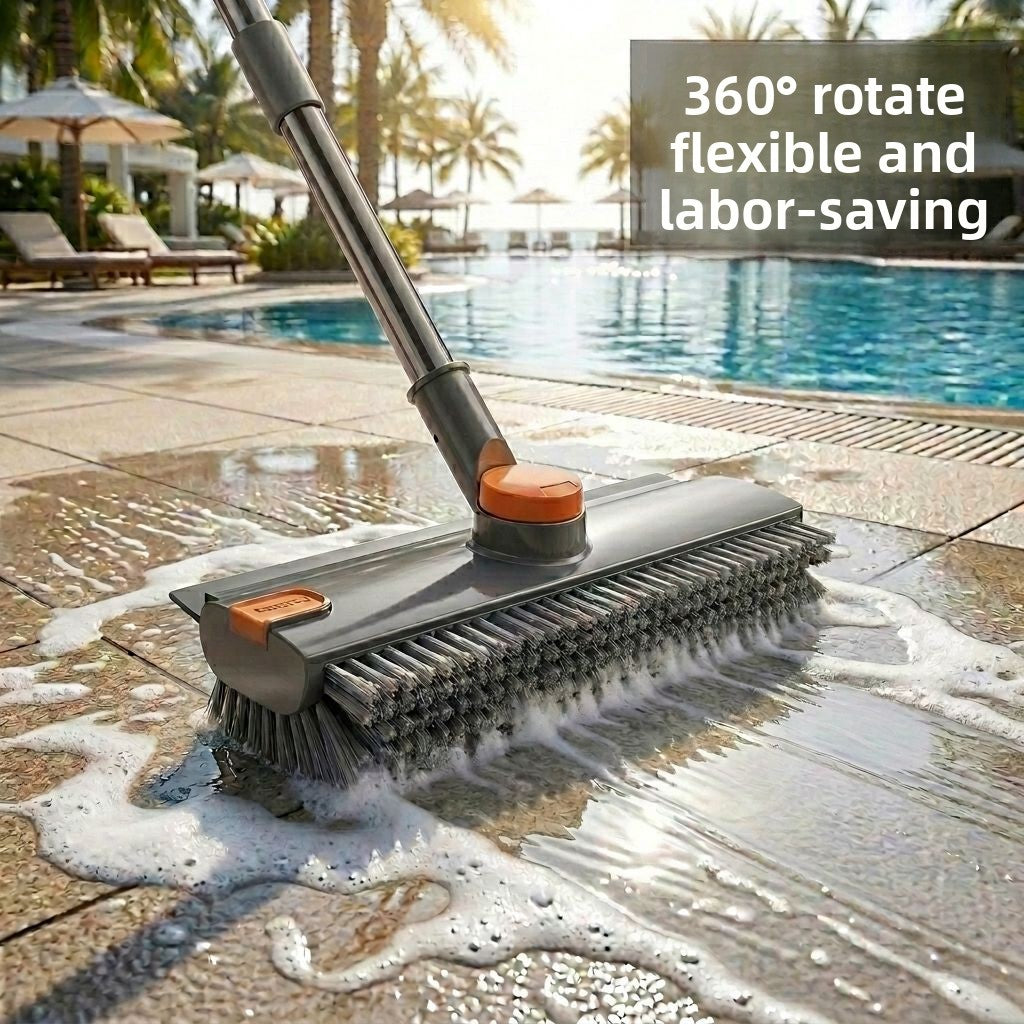 Rotating V-Shaped Floor Brush